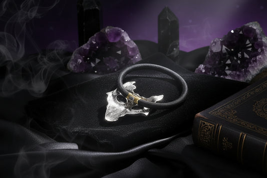 Wolf Hair Tie - Sorceress Sanctuary Silver-Red-Green