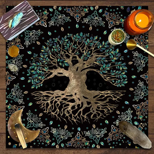 Tarot Card Tablecloth | Tree Of Life - Sorceress Sanctuary