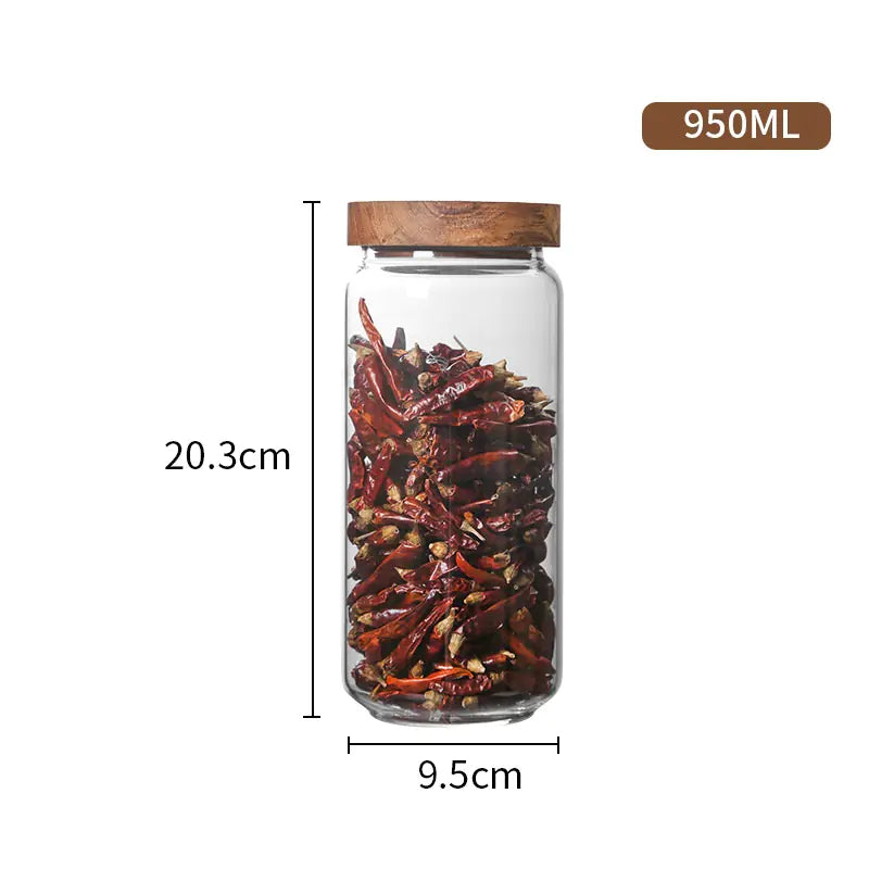 Premium Glass Storage Bottles