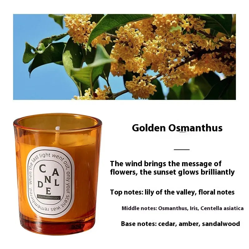 Aromatherapy Aura Candle Glass