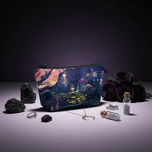 Enchanted Mushroom Makeup Bag