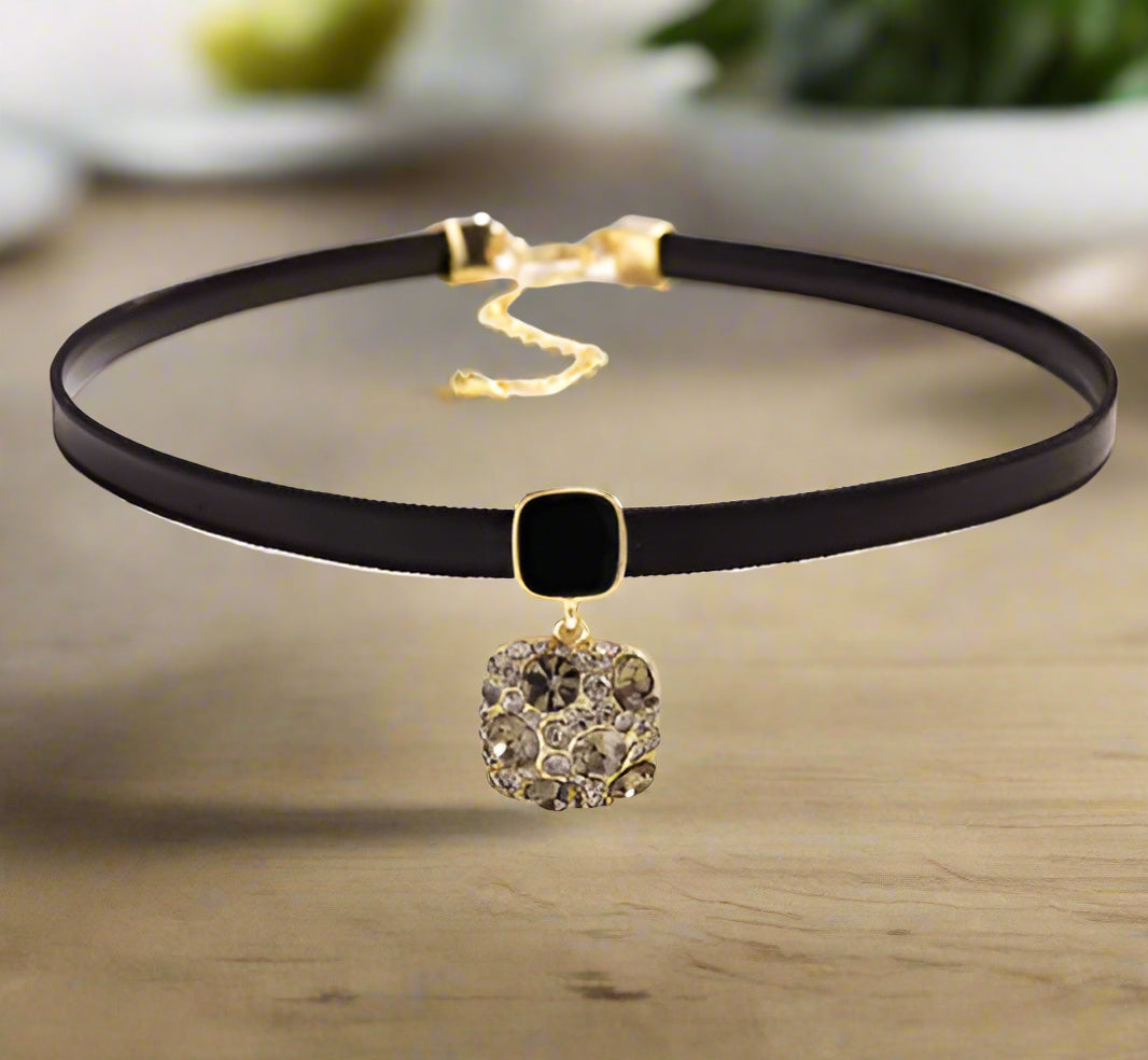 Geometric Crystal Necklace