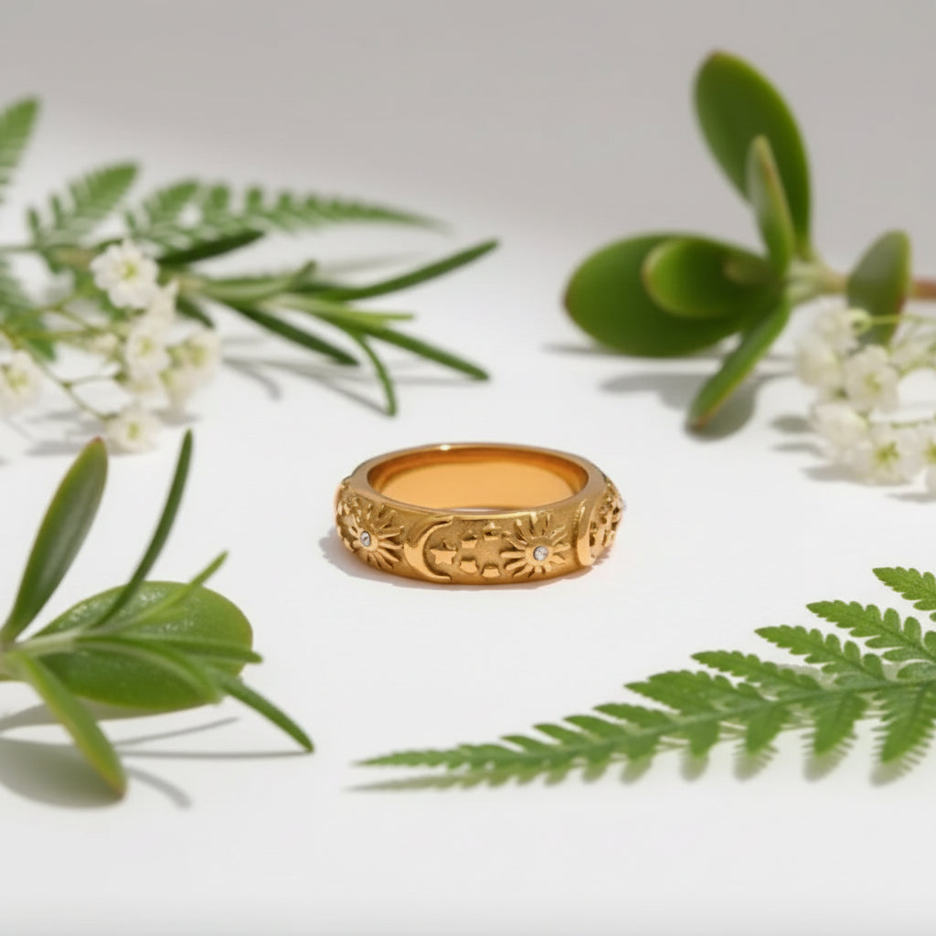 Star, Moon, and Sun Ring Sorceress Sanctuary