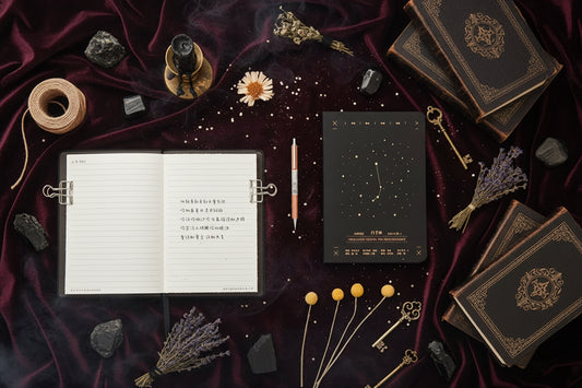Zodiac Vintage Journal - Sorceress Sanctuary Leo-Aquarius-Gemini-Sagittarius-Cancer