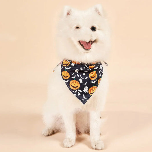 Halloween Pet Bandana | Double Sided
