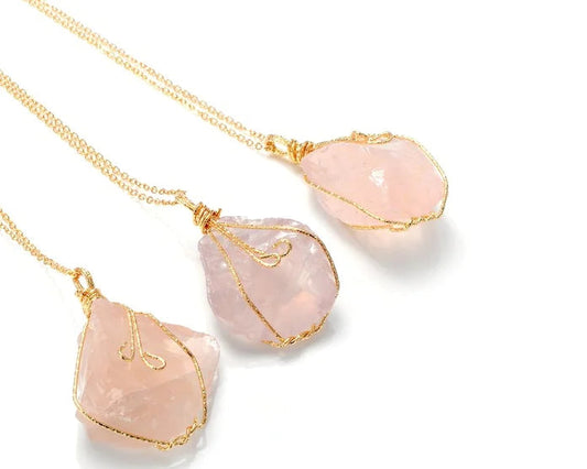 Natural Stone Pendant Necklace Sorceress Sanctuary