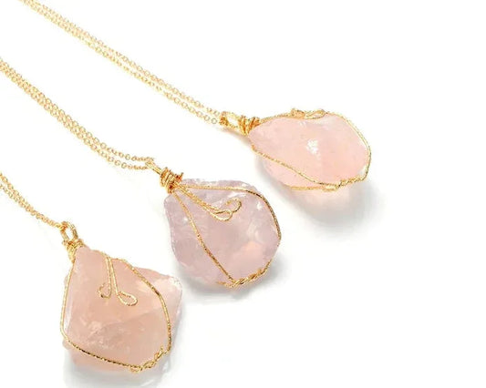 Natural Stone Pendant Necklace - Sorceress Sanctuary