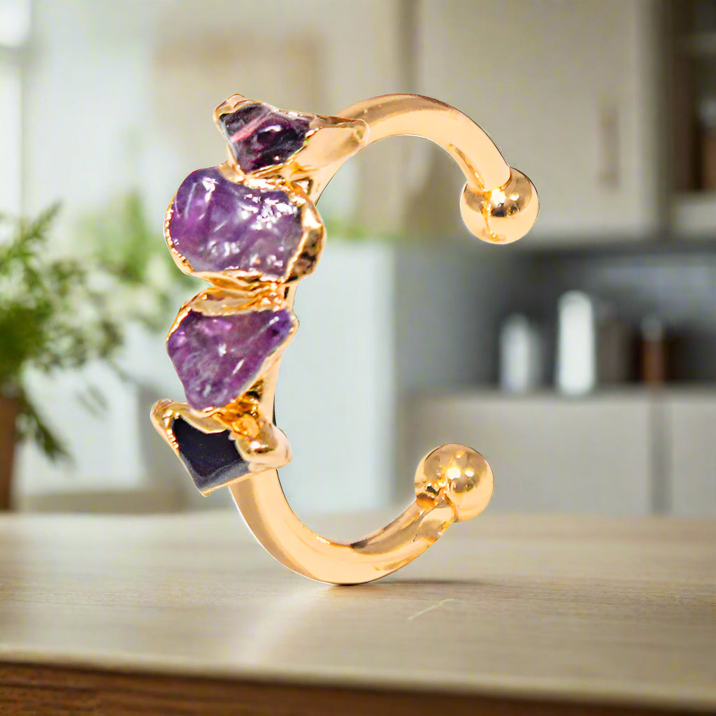 Natural Crystal Ring