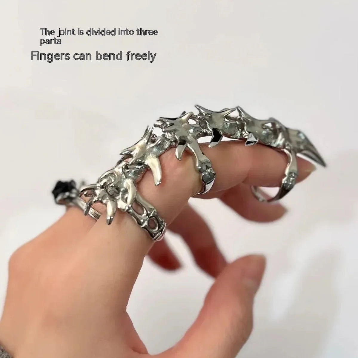 Futuristic Gothic Ring Sorceress Sanctuary