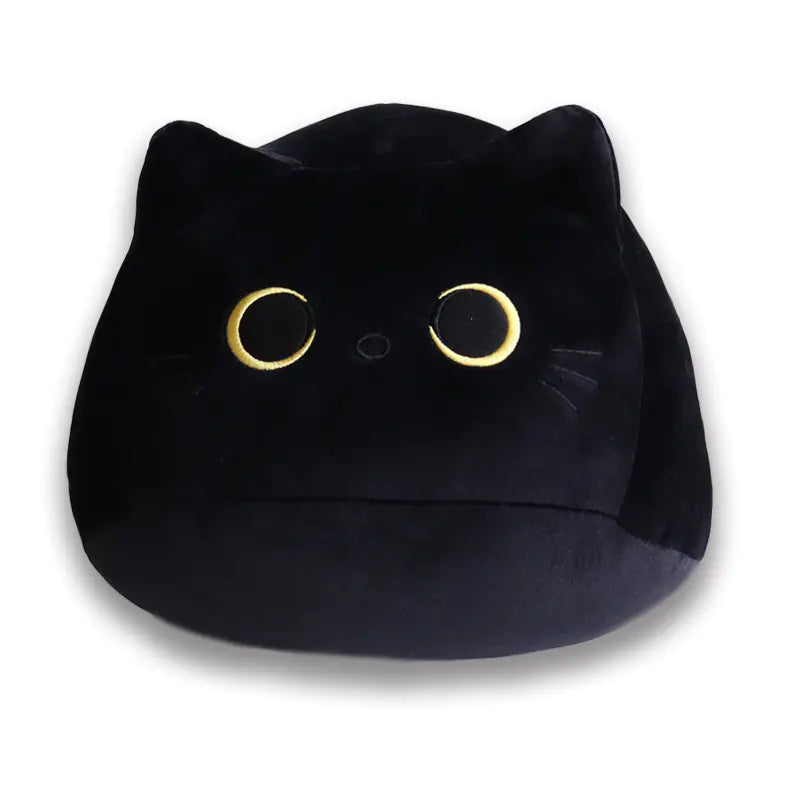 Cute Black Cat Plush Pillow