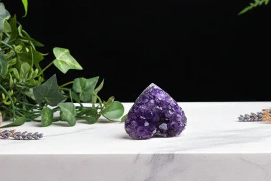 Heart Amethyst Cluster - Sorceress Sanctuary