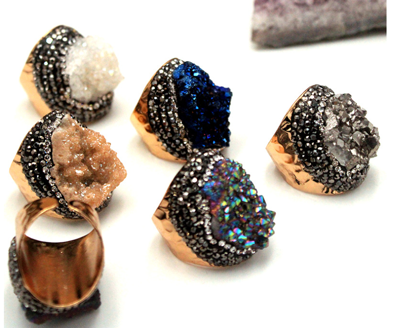 Crystal Clusters | Adjustable Ring Sorceress Sanctuary