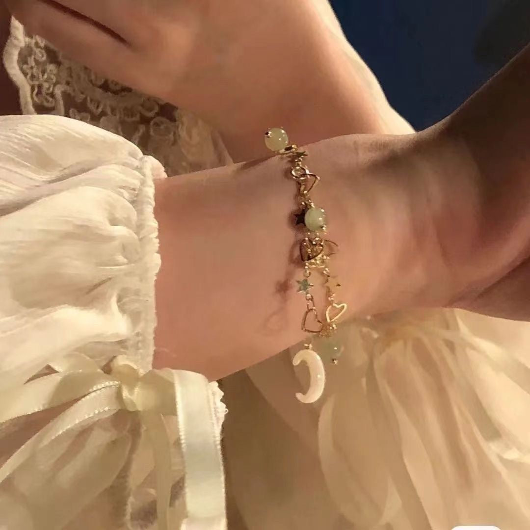 Mountain Crescent Pearl Bracelet