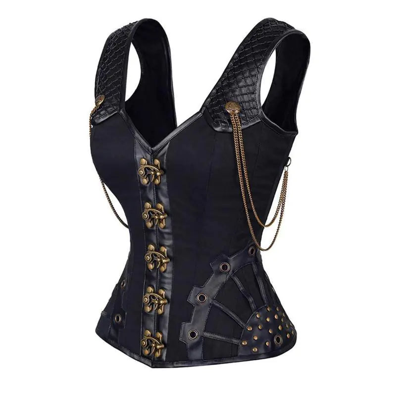 Detailed Witch Corset Top