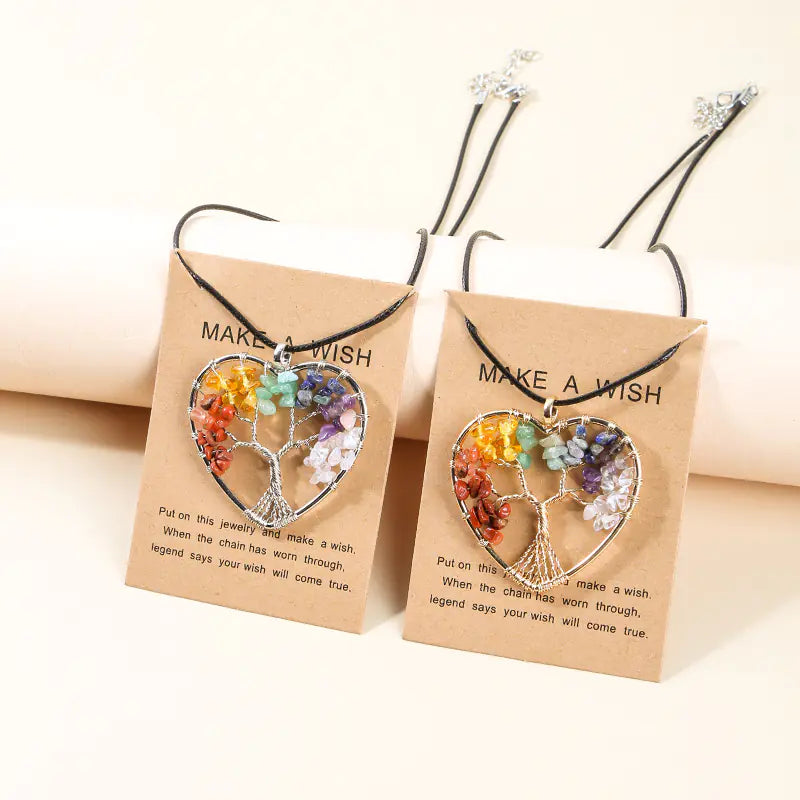 Enchanted Crystal Necklace | Tree Of Life