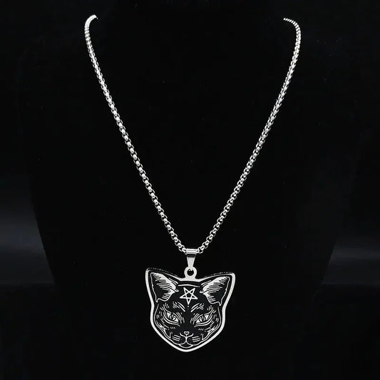 Mystic Cat Necklace Sorceress Sanctuary