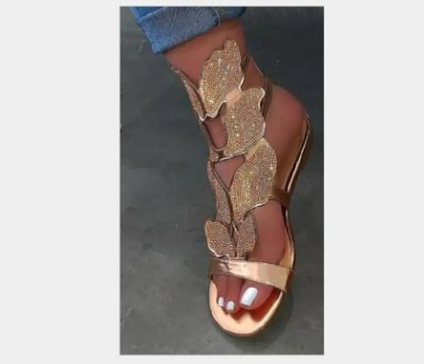 Enchanting Rhinestone Sandals
