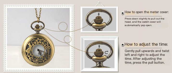 Australian Quartz Pocket Watch Sorceress Sanctuary