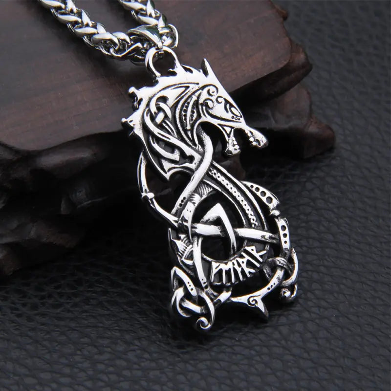 Nordic Dragon Necklace