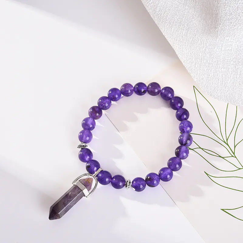 Amethyst Crystal Bracelet