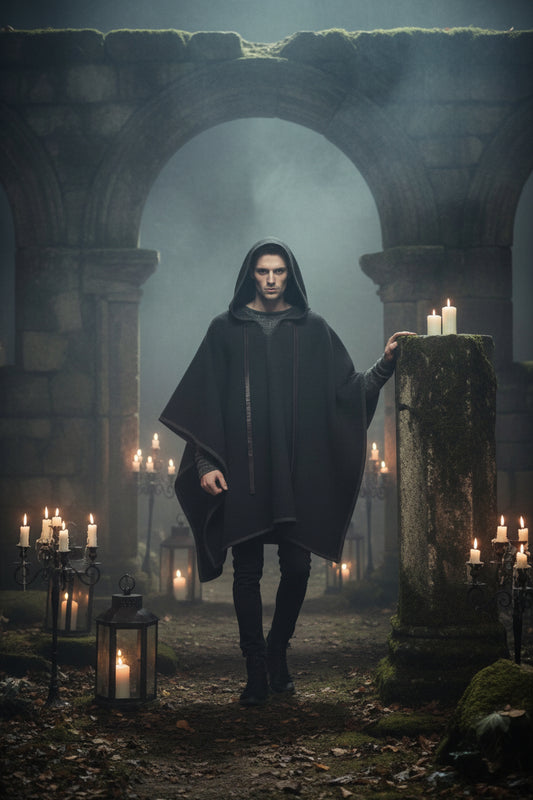 Woolen Cape Shawl Pullover Coat Sorceress Sanctuary