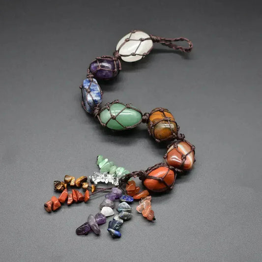 7 Chakra Car Pendant - Sorceress Sanctuary