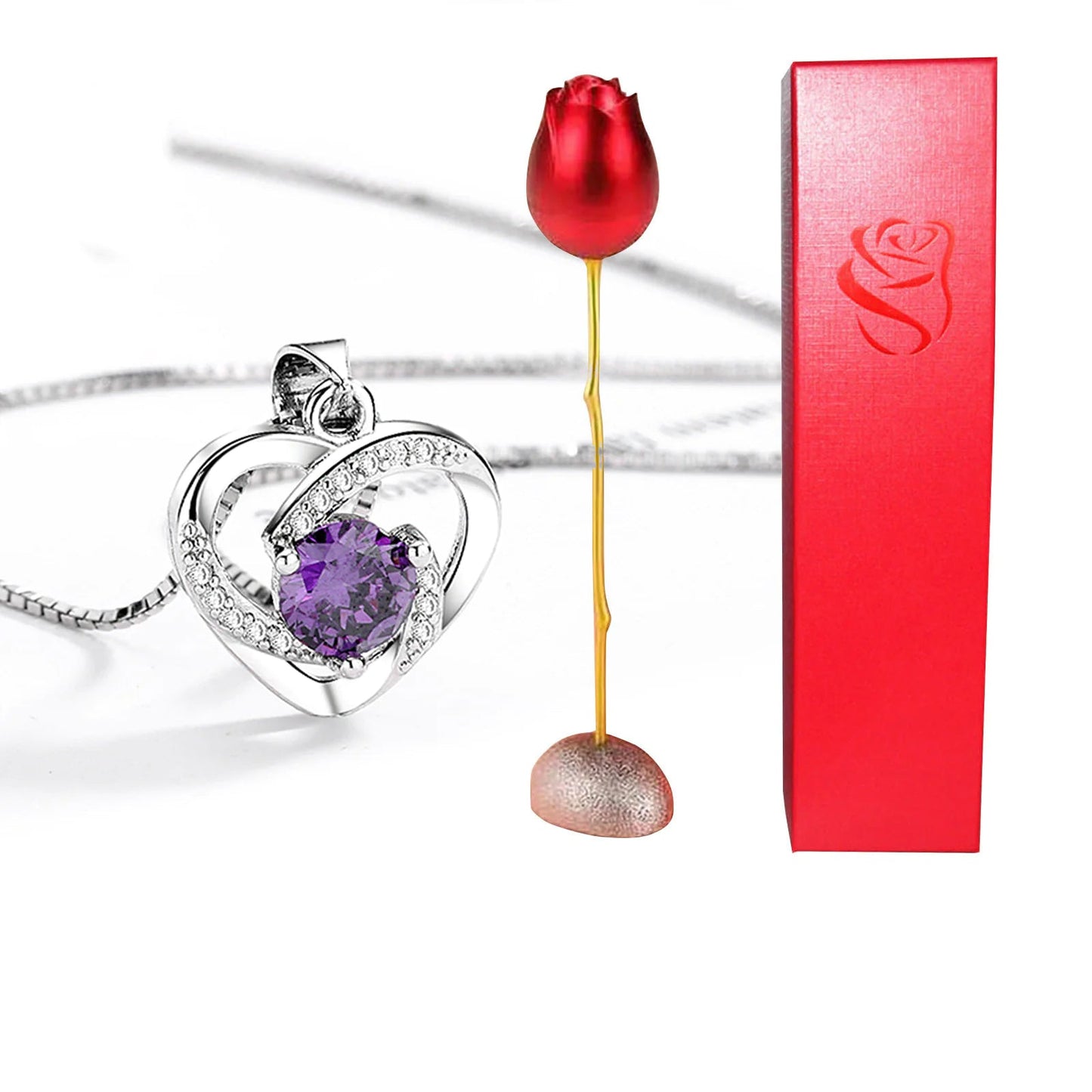 Heart Shaped Crystal Pendant Sorceress Sanctuary