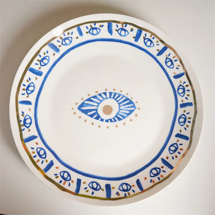 Spiritual Healing | Ceramic Plate & Candle Holder Set