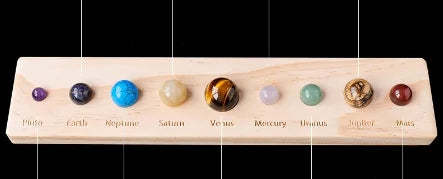 Natural Crystal Planet Model Sorceress Sanctuary