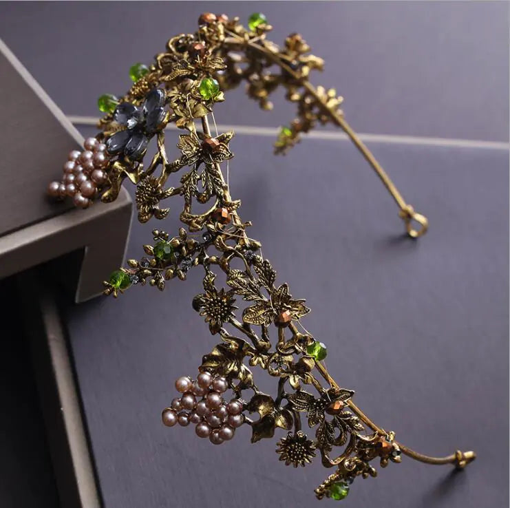 Enchanted Forest | Crystal Flower Tiara Sorceress Sanctuary