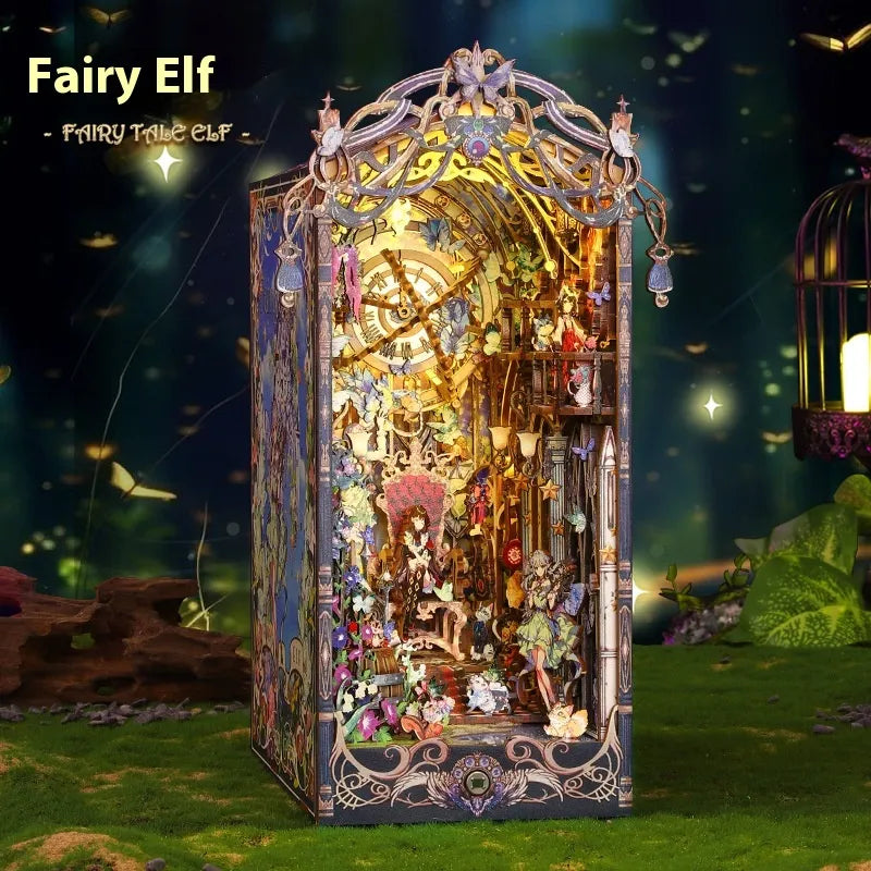 Fairy Tale Elves 3D Handmade Bookstand Decoration Sorceress Sanctuary