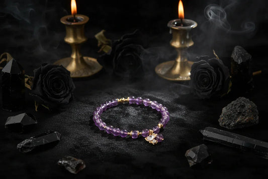 Natural Amethyst Cat Pendant - Sorceress Sanctuary