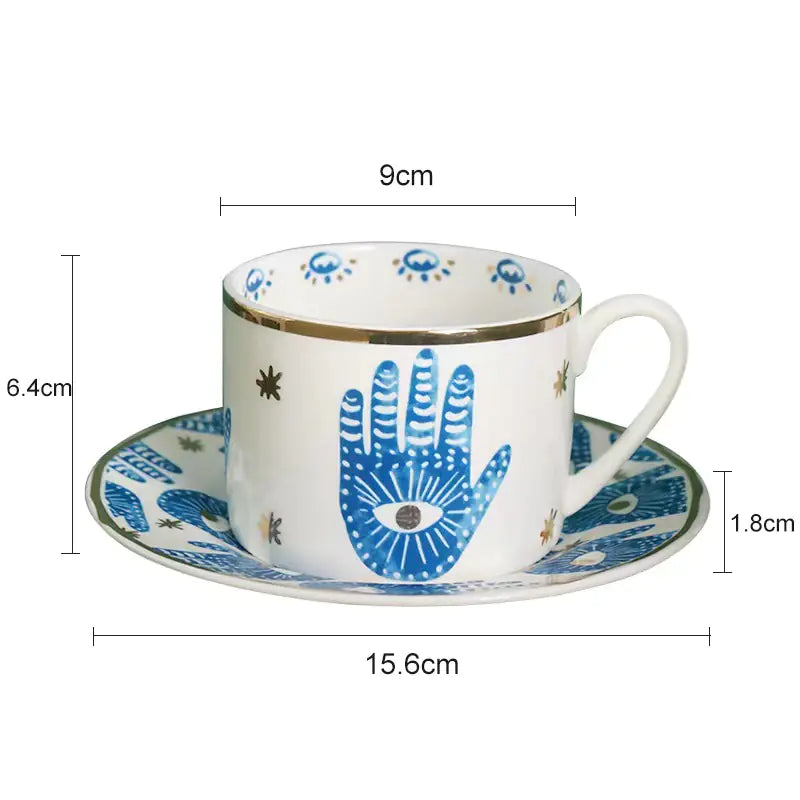 Spiritual Healing | Ceramic Plate & Candle Holder Set