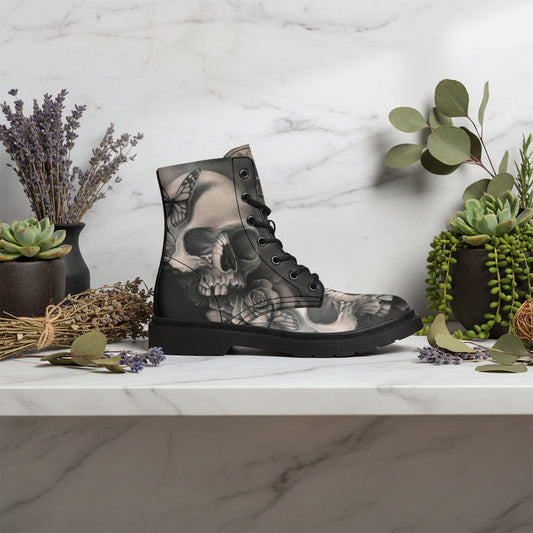 Casual Christmas Print Halloween Boots for Men Sorceress Sanctuary