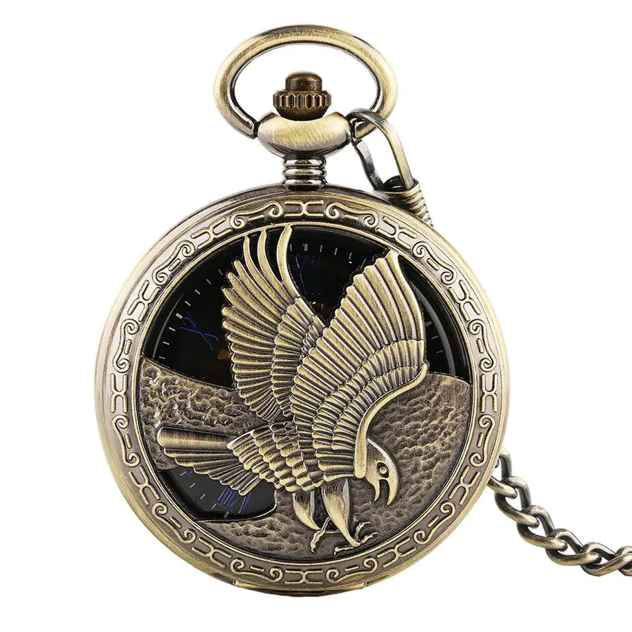 Vintage Hollow Eagle | Pocket Watch Sorceress Sanctuary