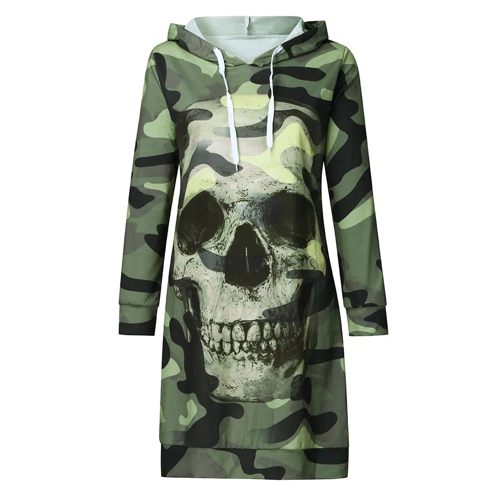 Camouflage Skull Hoodie