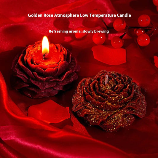 Gilding Peony Rose Handmade Aromatherapy Candle Sorceress Sanctuary