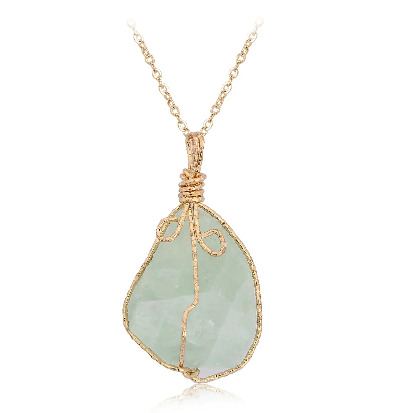 Natural Stone Pendant Necklace Sorceress Sanctuary