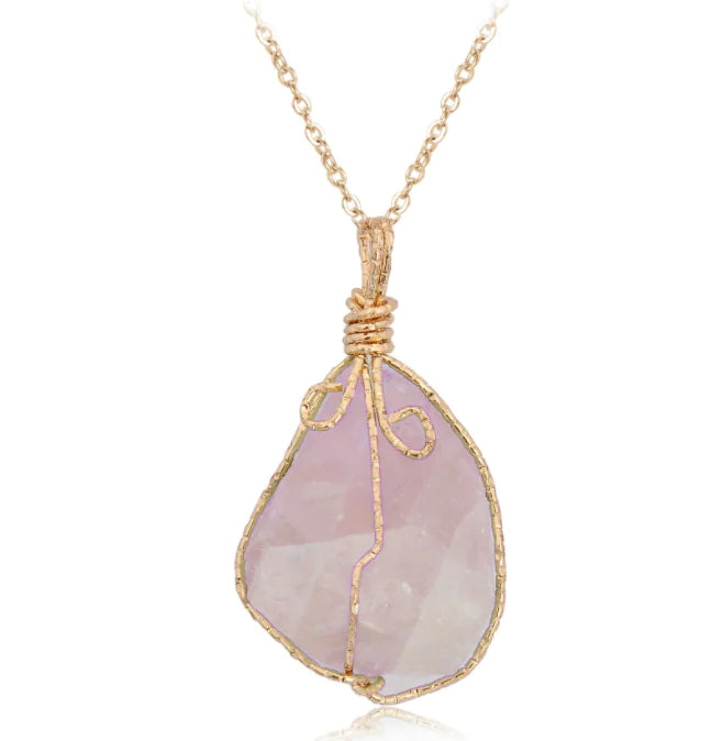 Natural Stone Pendant Necklace Sorceress Sanctuary