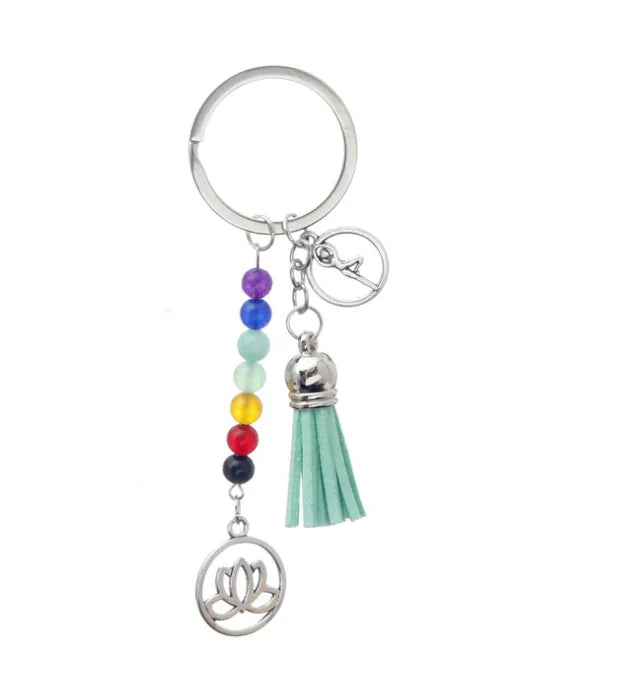Chakra Lotus Talisman Keychain