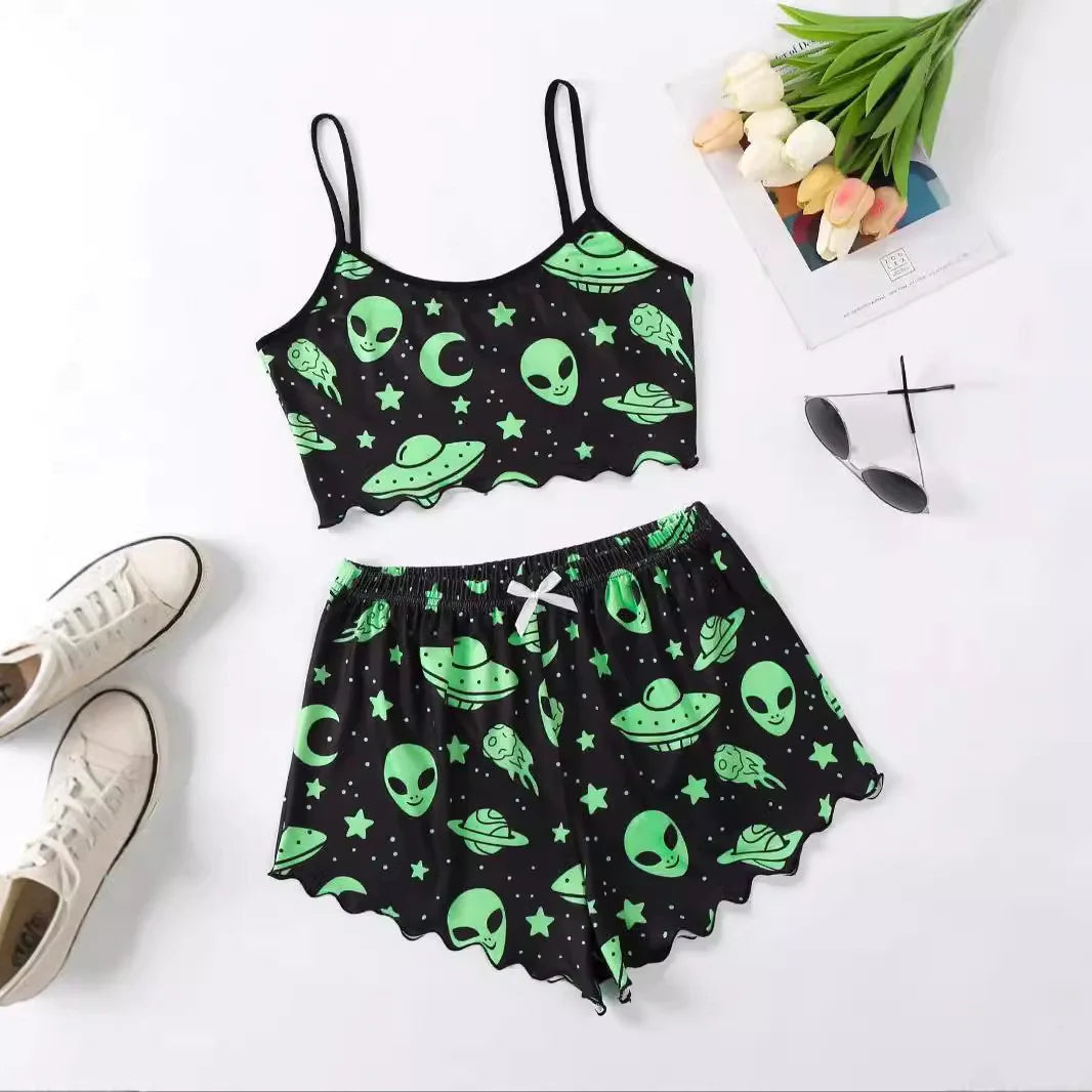 Cozy Halloween Pajama Set