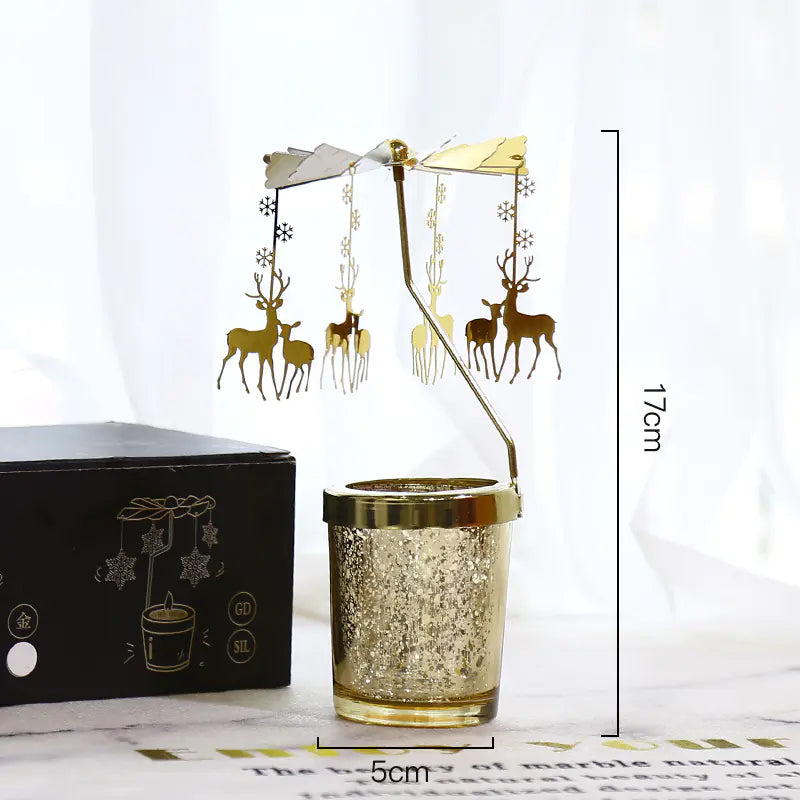 Magical Rotating Candle Holder