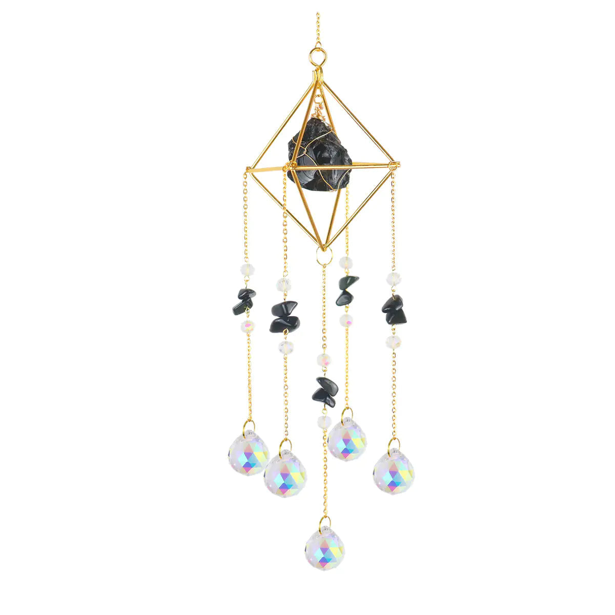 Natural Crystal Wind Chime Sorceress Sanctuary