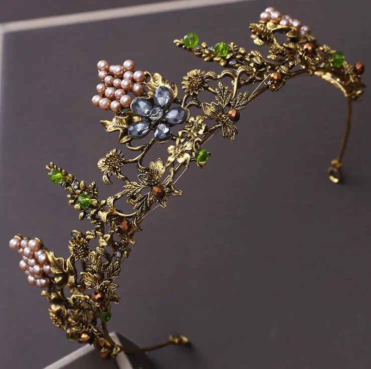 Enchanted Forest | Crystal Flower Tiara Sorceress Sanctuary
