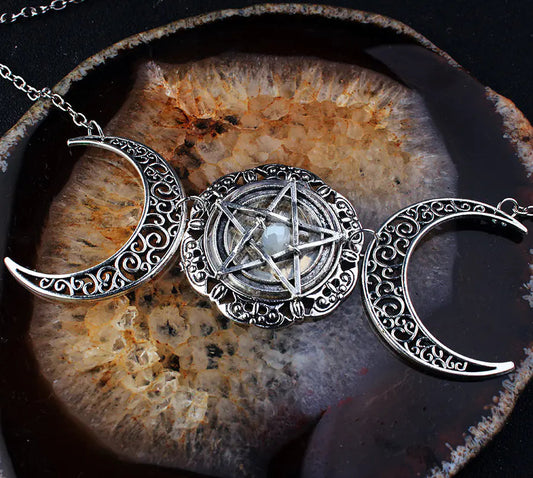 Mystical Moon Necklace Sorceress Sanctuary