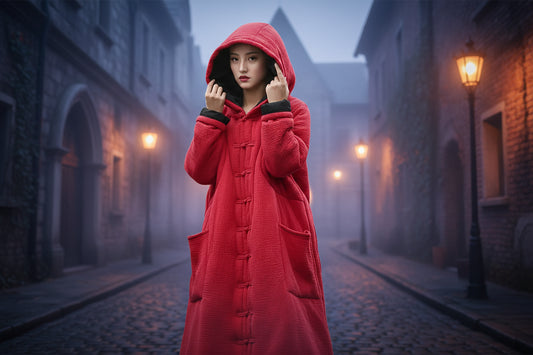 Hooded Wiccan Robe - Sorceress Sanctuary