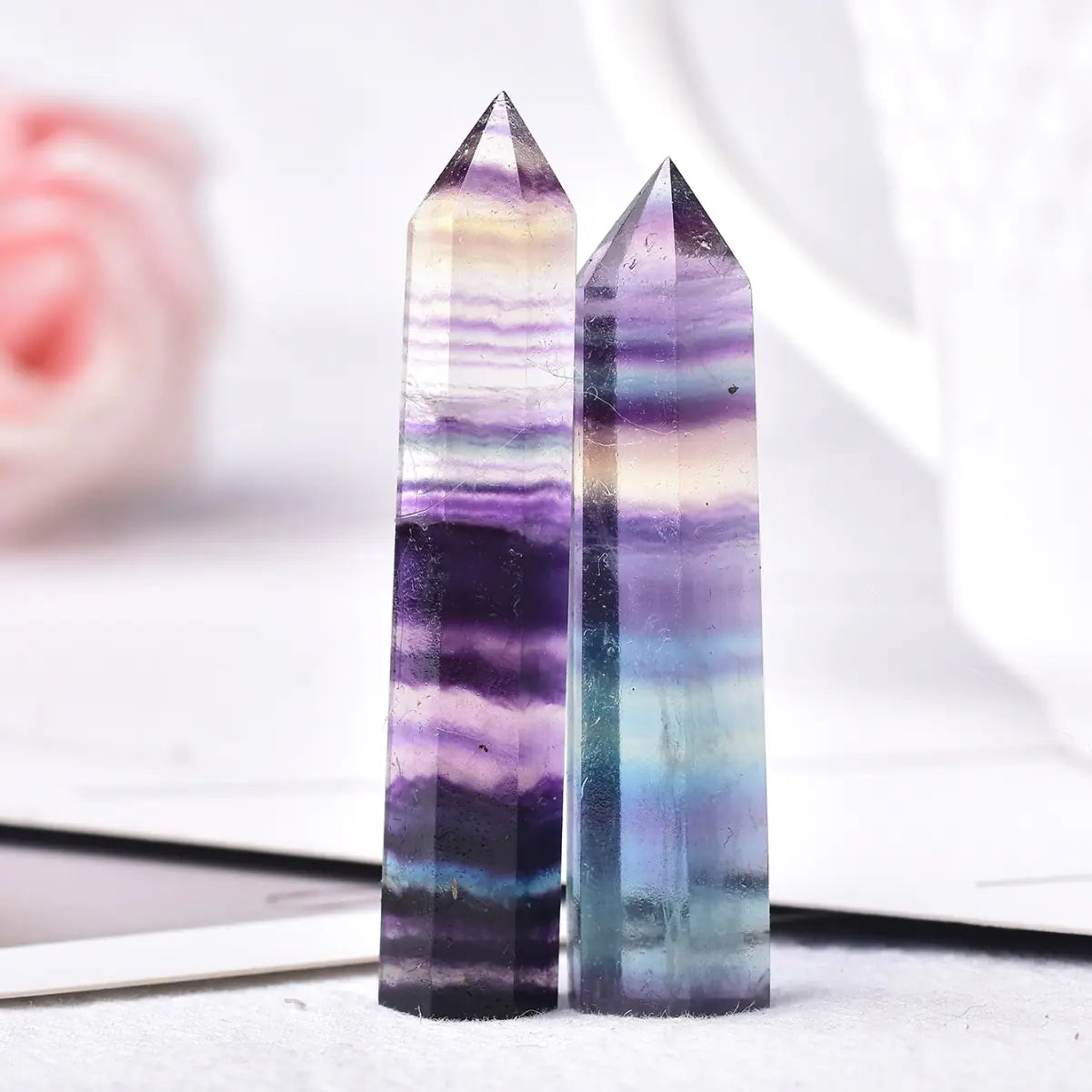 Natural Crystal Fluorite Sorceress Sanctuary