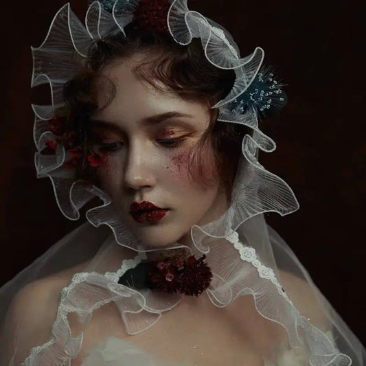 Vintage Fairy Lace Headpiece Sorceress Sanctuary