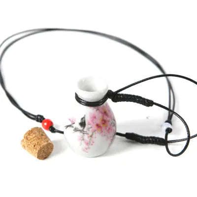 Ceramic Wish Bottle Necklace