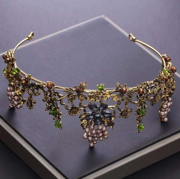 Enchanted Forest | Crystal Flower Tiara Sorceress Sanctuary